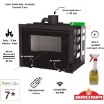 Insert mixte bois et granuls hybrid bronpi