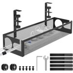 Installation sous bureau, sans per�age et non destructive, des chemins de c�bles , chemin de c�bles en ...