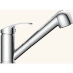 Sch�tte - robinet mitigeur cuisine douchette chrom� k2