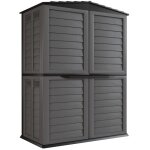 Intec - abri de jardin 4 portes 151 x 83 x h200 cm coffre de rangement armoire d'extérieur Intec - abri de jardin 4 portes 151 x 83 x h200 cm coffre de rangement armoire d'extérieur
