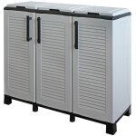 Intec - poubelles de tri selectif 3 sacs armoire recyclage gris clair 102 x 37 x 90 cm poubelle de tri ... Intec - poubelles de tri selectif 3 sacs armoire recyclage gris clair 102 x 37 x 90 cm poubelle de tri ...