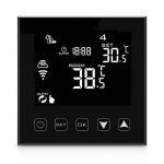 Intelligent thermostat wifi connect� pour chaudiere / chauffage au sol � eau filaire smart life app compatible ...