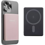 Intenso batterie externe magn�tique mw5000 5000 mah ? compatible magsafe, charge sans fil 15w, usb - ...