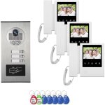 Intercom vid�o c�bl� belle de porte infrarouge vision nocturne portphone home security system, 3 - family ...