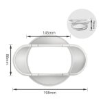Interface de buse plate de tuyau d'chappement de chaleur de climatiseur mobile 130 / 150mm accessoires ...