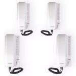 Interphone de bureau sans - fil 800 mtres - 4 stations d'appel alimentes et / ou autonomes