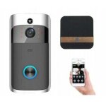 Interphone vid�o avec sonnette, cam�ra intelligente, sans fil, hd 1080p, d�tection de mouvement, conversation ...