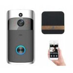 Interphone vid�o avec sonnette, cam�ra intelligente, sans fil, hd 1080p, d�tection de mouvement, conversation ...