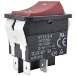 Interrupteur � bascule bipolaire marche / arr�t 20 a 125 / 250 v 4 broches ip55, pour la commande �lectrique ...