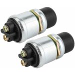 Memkey - interrupteur  bouton poussoir 2 pices klaxon interrupteur de dmarrage du moteur spst bouton ...