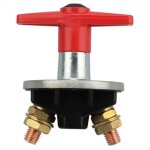 Interrupteur coupure isolateur batterie coupe circuit, 12v - 60v 300a batterie � cl� fixe universelle ...