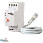 Interrupteur crpusculaire 20a - plage 2 - 100 lux - rail din - ip20 / 65 - ac230v
