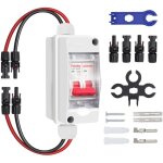 Interrupteur de d�connexion pv dc 32 a 500 v, mcb 2p commutateur d'air de commutation de de dissipateur ...