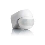 Interrupteur dtecteur de mouvement infrarouge, montage extrieur, porte jusqu' 30 m, pivotant  180 ...