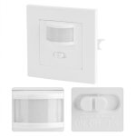 Interrupteur detecteur de mouvement, la sensibilit� et le d�lai peuvent �tre r�glables, 2 fils marche ...