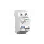 Interrupteur diff�rentiel 40a 2p 30ma type a si embrochable (sur rail distri'click) idclic xe schneider ...
