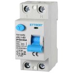 Interrupteur diffrentiel pur ettroit 2p 63a 6ka 30ma 220v life saver 2 modules din jx326361