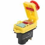 Interrupteur electromagnetique de machine de decoupe ck21d / 250v interrupteur etanche et antipoussiere ...