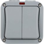 Interrupteur �tanche aux intemp�ries, double interrupteur ext�rieur ip65, prise de courant ext�rieure ...