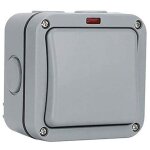 [jamais utilis�] interrupteur ext�rieur �tanche - interrupteur de commande - voyant lumineux - 20a - ...