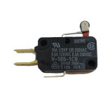 Interrupteur fin de course omron micro 16a avec levier et roulette v1651c6r - 1480430