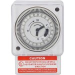 Interrupteur horaire mécanique sl - 189, minuterie industrielle, 220 v ca, avec cycle de 24 heures et ... Interrupteur horaire mécanique sl - 189, minuterie industrielle, 220 v ca, avec cycle de 24 heures et ...