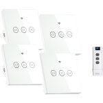 Interrupteur intelligent pour store enrouleur, compatible avec alexa / google home / smart life, avec ...