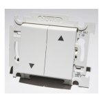 Alternative elec - interrupteur inverseur blanc volet roulant position fixe encastr bornes auto fixation ...