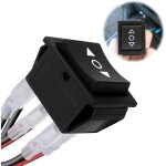 Interrupteur inverseur de polarit� 12v moteur � courant continu 10a 6 broches 3 positions momentan�e ...