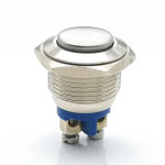 Interrupteur de klaxon � bouton - poussoir instantan� de 16 mm, adapt� aux sonnettes, bateaux et voitures ...