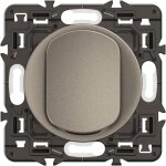 Interrupteur lumineux c�liane 10ax - enjoliveur titanium, support et voyant - legrand