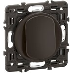 Interrupteur lumineux + voyant c�liane noir + support � �quiper d'une plaque - legrand