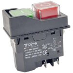 Interrupteur magn�tique etanche, 4 broches bouton poussoir marche / arr�t commutateur arr�t de d�marrage ...