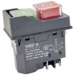 Interrupteur magn�tique etanche, 4 broches bouton poussoir marche / arr�t commutateur arr�t de d�marrage ...