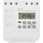 Interrupteur de minuterie triphasé, tm - 163 380 v, relais de minuterie numérique intelligent hebdomadaire, ... Interrupteur de minuterie triphasé, tm - 163 380 v, relais de minuterie numérique intelligent hebdomadaire, ...