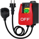 Interrupteur monophas� 220 v, commutateur � bouton poussoir, interrupteur de s�curit� avec prise interrupteur ...