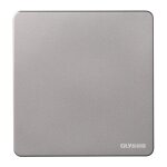 Interrupteur mural unipolaire 15 a 250 v, silencieux, avec plaque murale, pour maison, bureau, rsidence ...