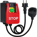Interrupteur � palette pour scie � table, interrupteur marche / arr�t monophas� 220v?230 v, arr�t d'urgence, ...