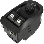 Interrupteur de commande de r�troviseur �lectrique compatible avec peugeot 206 2000 - 2009, r�troviseurs ...