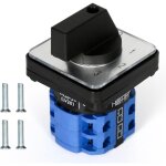 Interrupteur rotatif universal 4 position 8 terminales slecteur de came rotatif interrupteur rotary ...