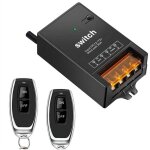 Interrupteur sans fil 12v tlcommande relais 30a dc 72v 60v 48v 36v 24v pour clairages lampes ventilateurs ...