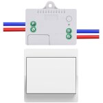 Eu interrupteur sans fil sans piles lot de 1 kit interrupteur sans fil autoalimente va et vient sans ...