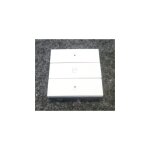 Interrupteur simple pour volets roulants 1 poste 2 modules avec touche triple original blanc sans plaque ... Interrupteur simple pour volets roulants 1 poste 2 modules avec touche triple original blanc sans plaque ...
