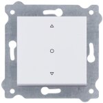 Exen - interrupteur simple volet roulant � 3 positions blanc bornes � vis 218 / 01e