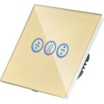 Interrupteur tactile pour volets roulants (store) or avec n