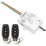 Interrupteur t�l�commande de volet roulant r�cepteur relais ac 230v 220v 3a avec 2 �metteurs compatible ...