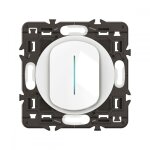 Interrupteur t�moin c�liane 10ax - enjoliveur blanc, support et voyant - legrand
