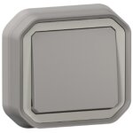 Interrupteur va - et - vient encastr� plexo 10ax ip55 - gris - legrand