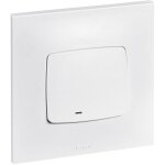 [jamais utilis] interrupteur va et vient lumineux 10a complet - neptune - blanc - legrand