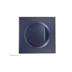 Interrupteur ou va - et - vient � voyant lumineux dooxie complet noir griffes: avec griffes